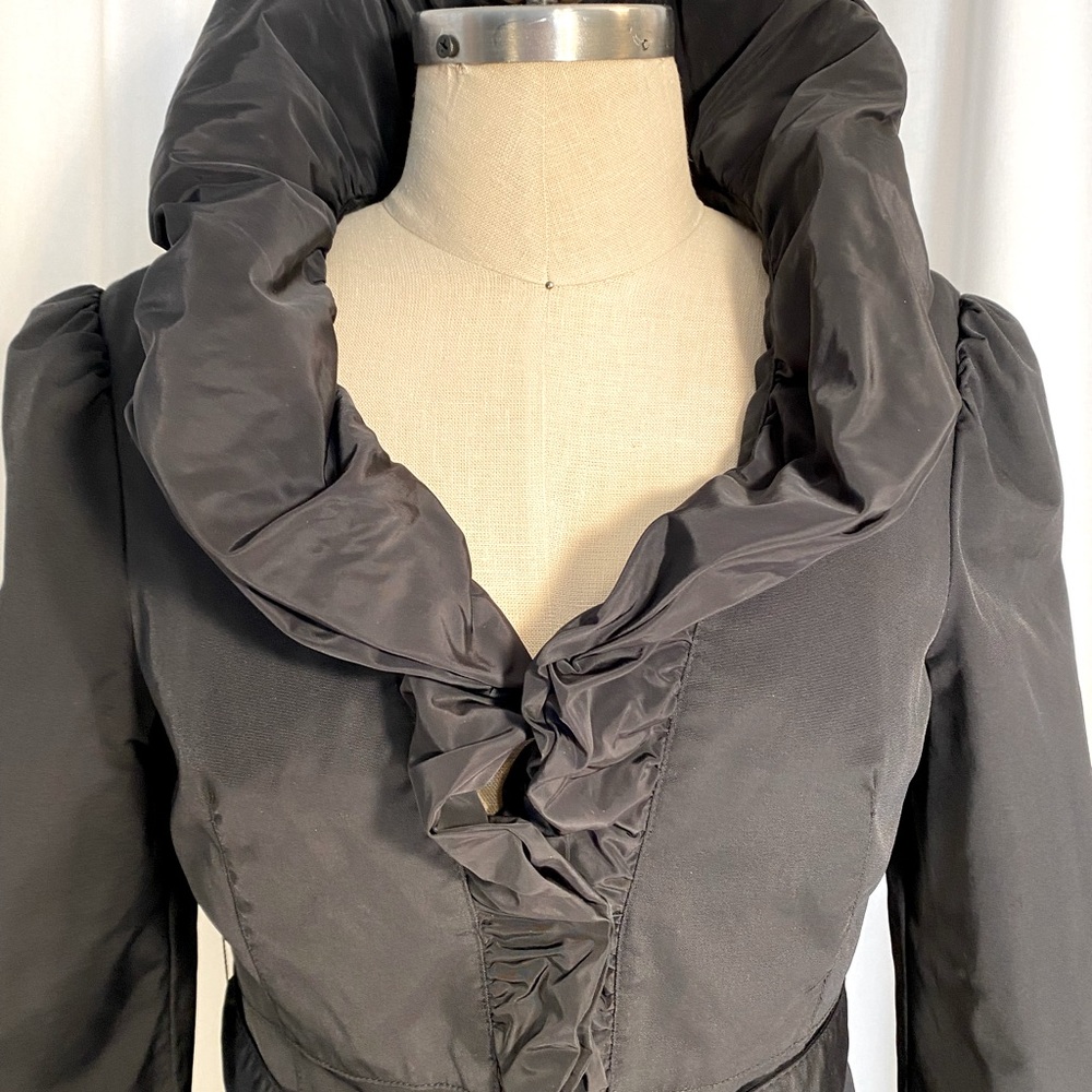 Blanc Noir Feminine,  Belted Microfiber Trench